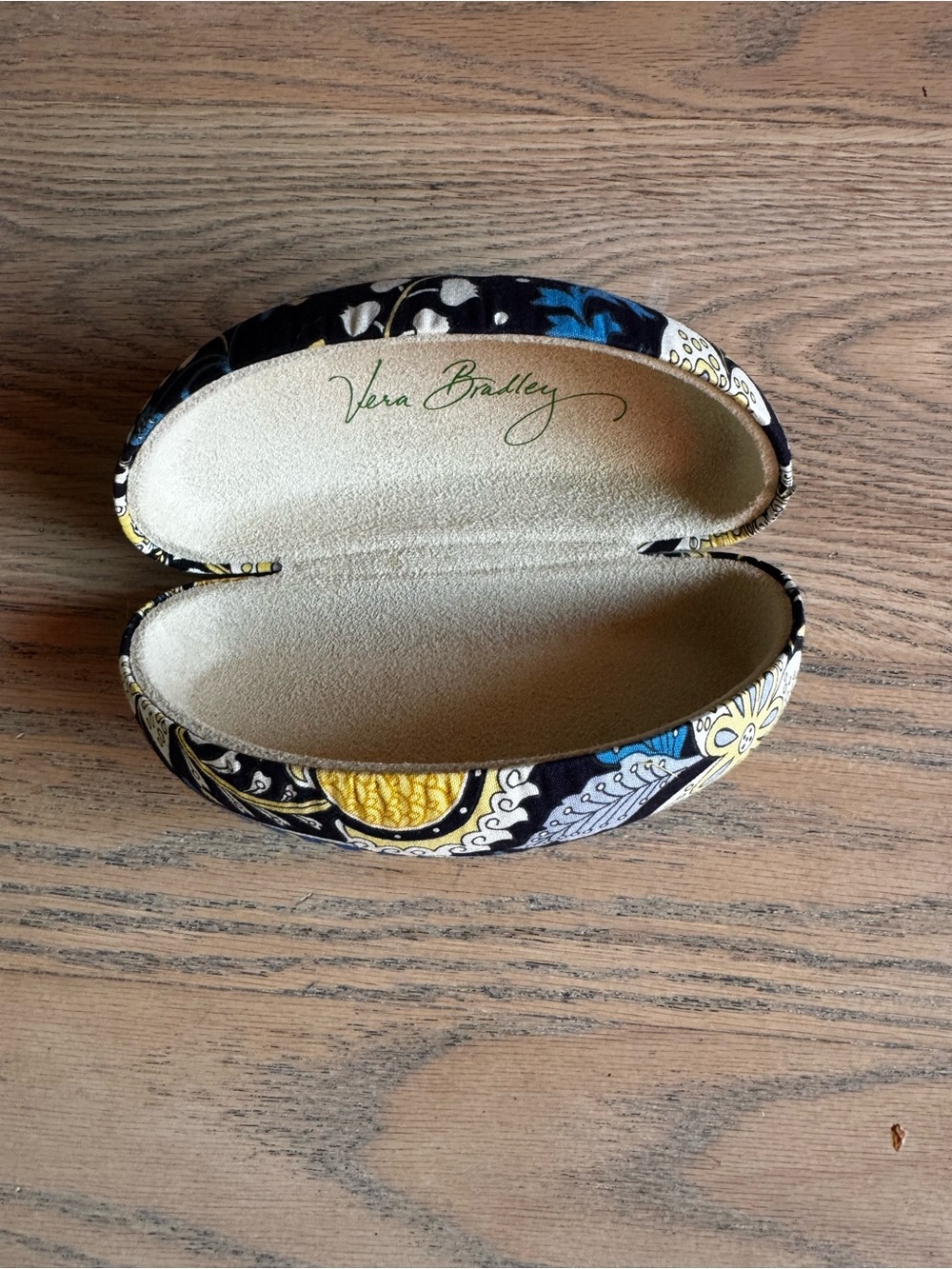 Vera Bradley Black, Blue & Yellow Women's Sunglasses Case